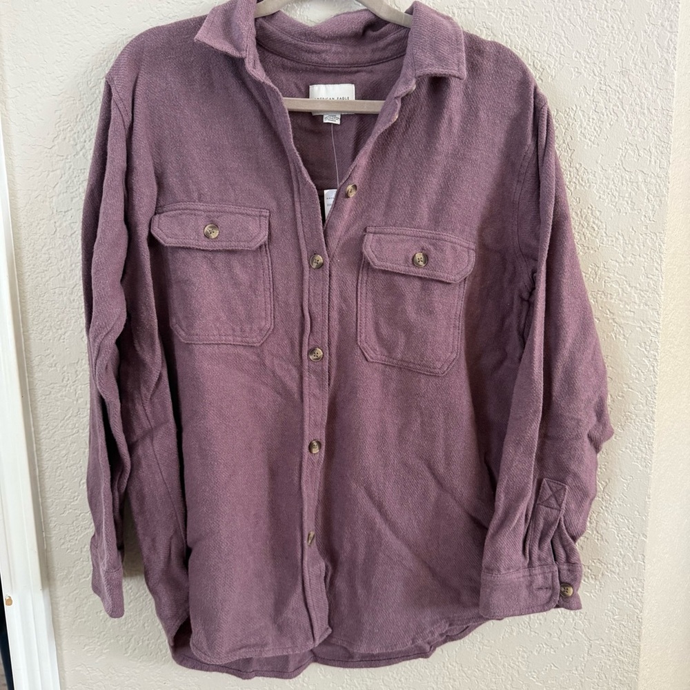 NWT American Eagle Outfitters Soft Flannel Shirt- M